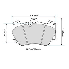 Pagid RSC1 Ceramic Disc Brake Pads