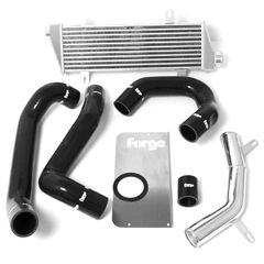 Forge Front Mount Intercooler with Black Silicone Hose