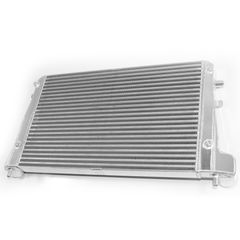 Forge Front Mount Intercooler with Red Silicone Hoses