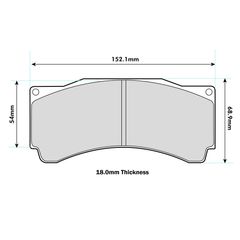 Ferodo DS3.12 (Thermally Treated) Brake Pads To Fit AP Racing CP9660 Calipers