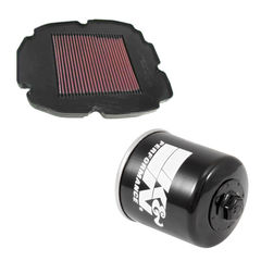 K&N Filters Air & Oil Motorcycle Filter Combo