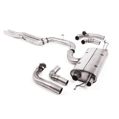 Milltek Non-Resonated 3.15" GPF Back Exhaust System - Valved