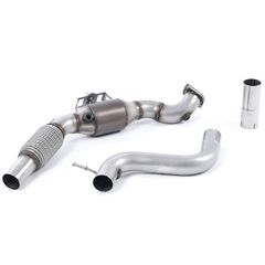 Milltek 2.76" Large Bore Downpipe With Hi-Flow Sports Cat