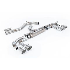 Milltek Non-Resonated 3.15" GPF Back Exhaust System - Valved With Race Back Box