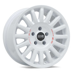 OZ Racing Rally Raid Alloy Wheels In Race White Red Lettering Set Of 4