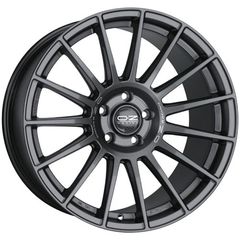 OZ Racing Superturismo Dakar Alloy Wheels In Matt Graphite Silver Lettering Set Of 4