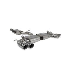 Scorpion Resonated 3.15" Cat Back Exhaust System - Valved