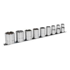Sealey Socket Set 9pc 1/2"Sq Drive Whitworth - AK2677