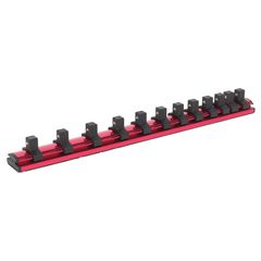 Sealey Socket Retaining Rail Magnetic 3/8"Sq Drive 12 Clips - AK27083