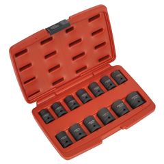 Sealey Impact Socket Set 13pc 1/2"Sq Drive Total Drive - AK5613TD