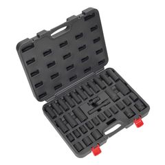 Sealey Impact Socket Set 34pc 1/2 Inch Sq Drive Metric - AK5634M