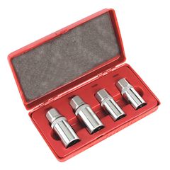 Sealey Stud Extractor Set 4pc 1/2"Sq Drive Metric - AK723