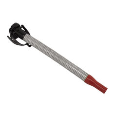 Sealey Flexible Pouring Spout for Jerry Cans - Red Tip For Petrol Use