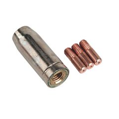 Sealey Conical Nozzle x 1 Contact Tip 0.8mm x 3 TB14 - MIG954