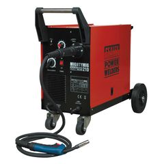 Sealey Professional Gas/No-Gas MIG Welder 210Amp with Euro Torch - MIGHTYMIG210
