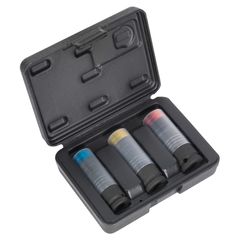 Sealey Alloy Wheel Ultra-Power Impact Socket Set 3pc 1/2"Sq Drive - SX039