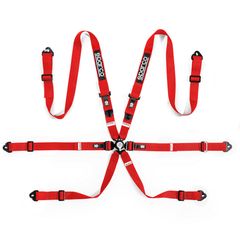 Sparco Competition H-2 PD Steel 6 Point Harness