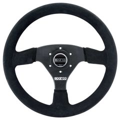 Simoni Racing Barchetta Evo Leather Motorsport Steering Wheel - 320mm Diameter