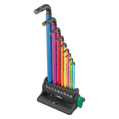 Wera Hex-Plus Multicolour L-Key Set BlackLaser Metric 9 Piece - 950/9