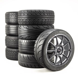 Team Dynamics Pro Race LT Matt Gunmetal Alloy Wheel And Tyre Package
