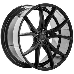 1AV ZX5 Alloy Wheels In Black Gloss Set of 4