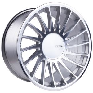 3SDM 0.04 Alloy Wheels in Silver/Cut Set of 4