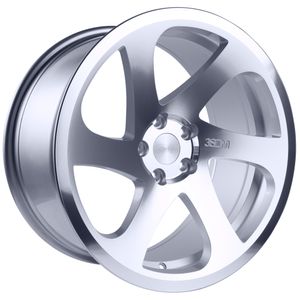 3SDM 0.06 Alloy Wheels in Silver/Cut Set of 4