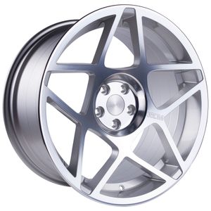 3SDM 0.08 Alloy Wheels in Silver/Cut Set of 4