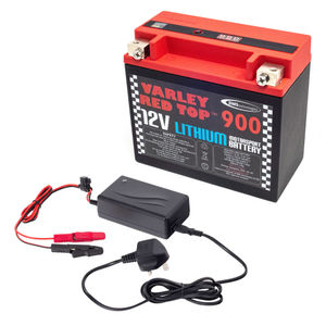 Varley Red Top Lithium RT900 Battery With 6 Amp Charger