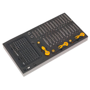Siegen Tool Tray with Specialised Bits & Folding Hex Keys 192pc