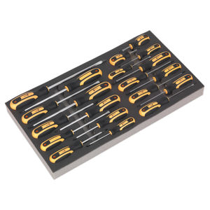 Siegen Tool Tray with Screwdriver Set 20pc