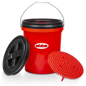 Abba 30L Wash Bucket & Grit Guard