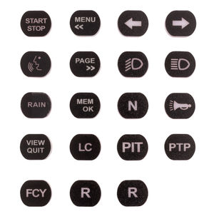 AIM Motorsport Button Icon Set For SW4 Steering Wheel
