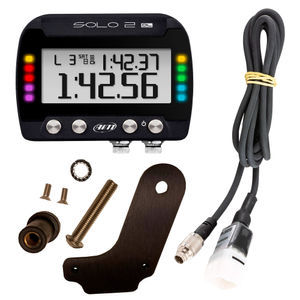 AIM Motorsport Solo 2 DL GPS Lap Timer With Bike Specific Bracket & ECU Cable