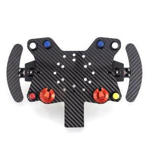 AIM Motorsport Carbon Fibre Wireless Wheel 8 Button Plate With Paddle Shifters