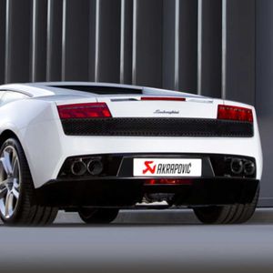 Akrapovic Resonated Titanium Cat Back Exhaust System - Valved
