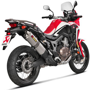 Akrapovic Titanium Twin Outlet Silencer Slip-On