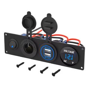 Automotive Plumbing Solutions In-Car Switched Power/Charging Socket Panel Aux/2x USB