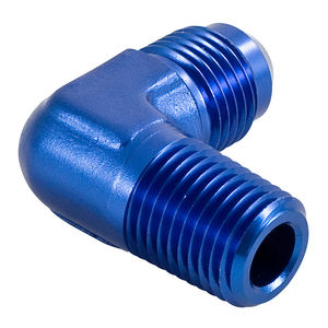 Automotive Plumbing Solutions Male To Male 90 Degree Adaptor JIC to NPTF Thread