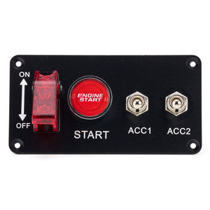 Automotive Plumbing Solutions Ignition & Starter Switch Panel - 2 Accessory Switches