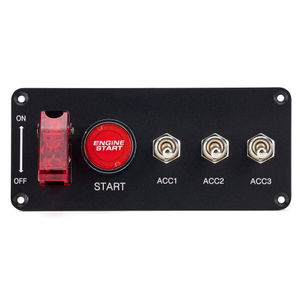 Automotive Plumbing Solutions Ignition & Starter Switch Panel - 3 Accessory Switches