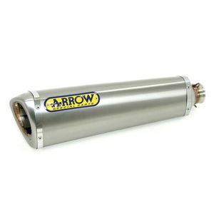 Arrow Slip On - Titanium & Carbon Silencer - Pair
