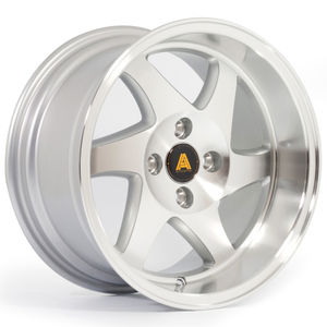 Autostar Blade Alloy Wheels In Silver With Polished Face Set Of 4