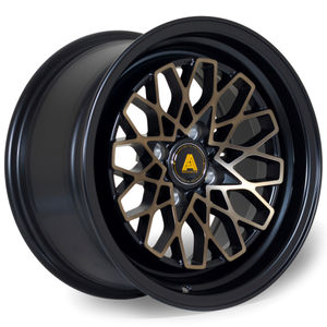 Autostar Geo Alloy Wheels In Bronze Face With Black Detail Set Of 4