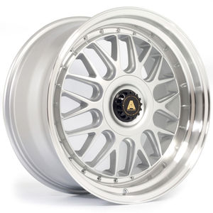 Autostar Monza Alloy Wheels In Silver With Polished Lip Set Of 4