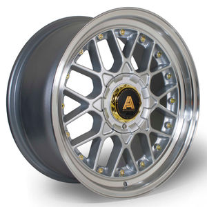 AutoStar Sprint Alloy Wheels In Silver With Polished Lip Set Of 4