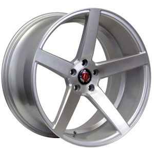 AXE EX18 Alloy Wheels in Silver/Brushed Face Set of 4