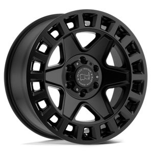 Black Rhino York Alloy Wheels In Matt Black Set Of 4