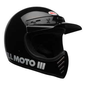 Bell Moto-3 Plain Motorcycle Helmet
