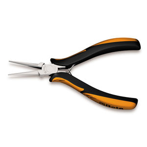 Beta Smooth Half-Round Long Needle Nose Bi-Material Handles - 1178BM